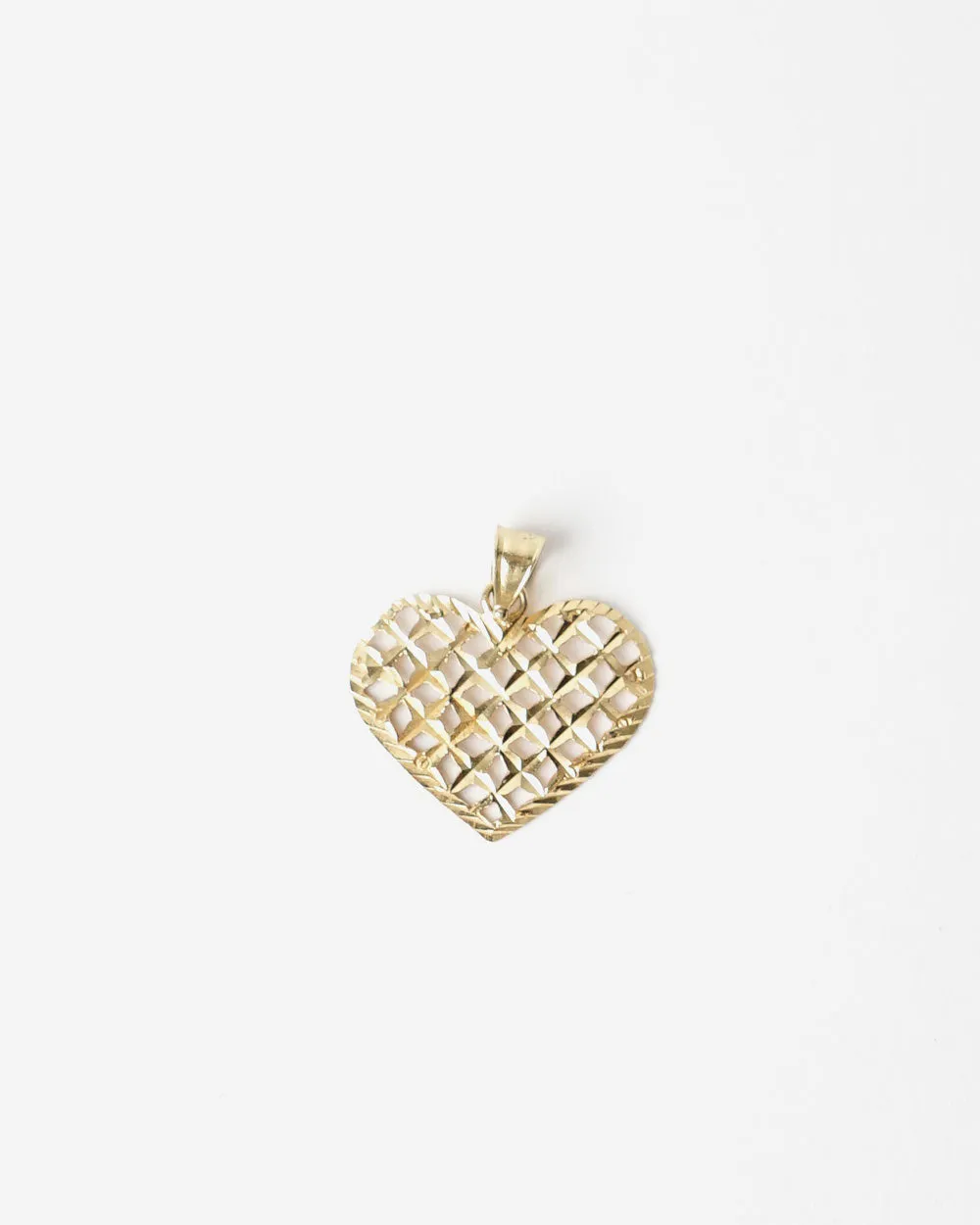 14K Gold Heart Charm