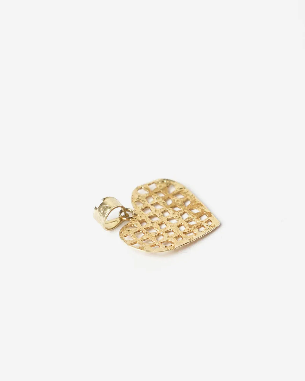 14K Gold Heart Charm