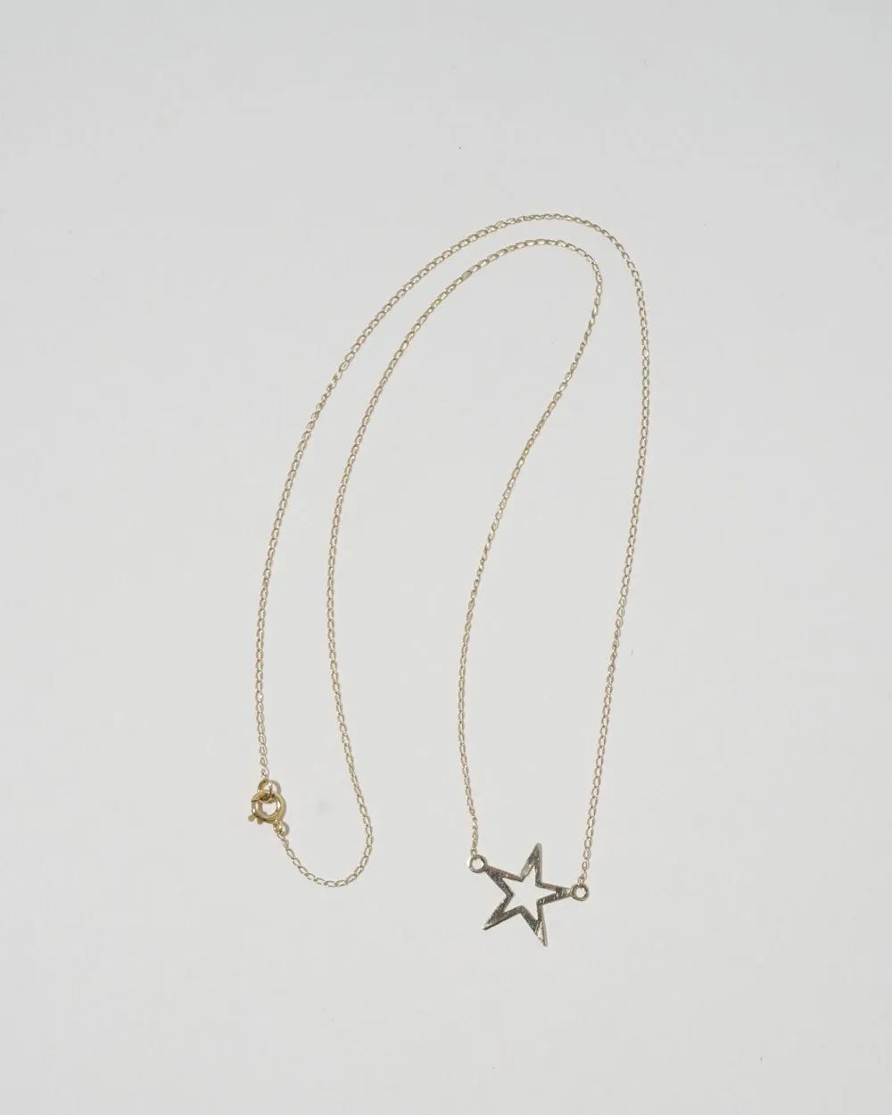 14k Gold Star Necklace