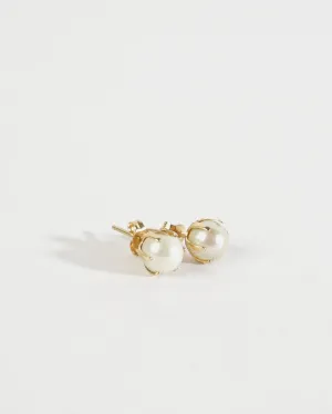 14k Gold x Pearl Earring