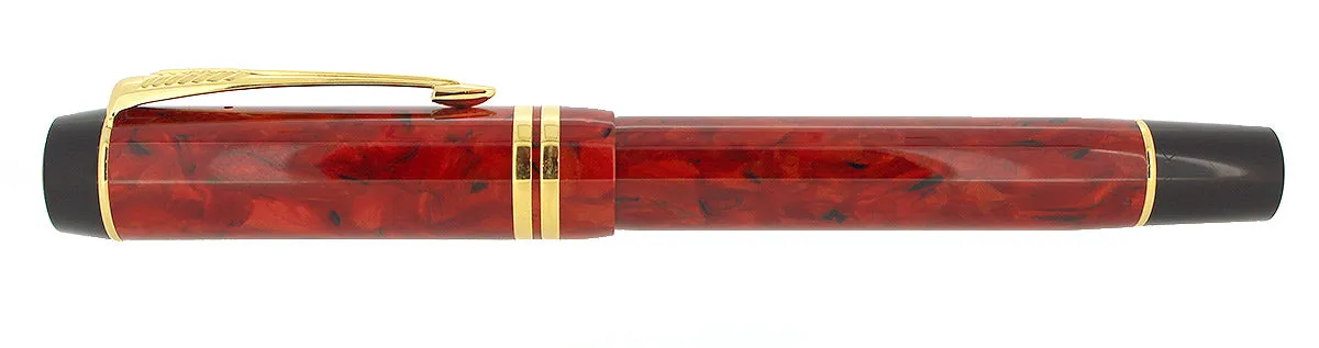 1997 PARKER DUOFOLD CENTENNIAL JASPER FOUNTAIN PEN 18K MEDIUM NIB NEW IN BOX