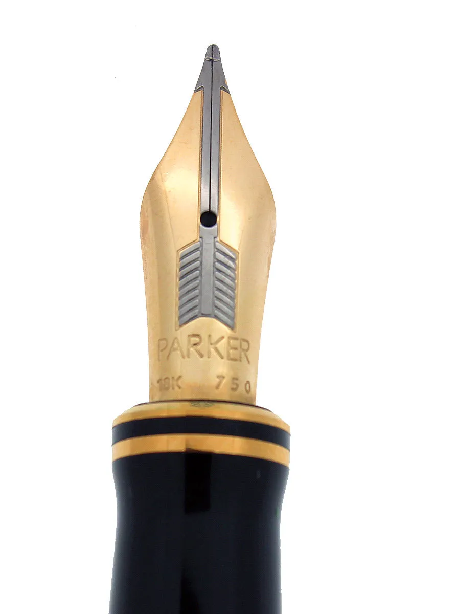 1997 PARKER DUOFOLD CENTENNIAL JASPER FOUNTAIN PEN 18K MEDIUM NIB NEW IN BOX