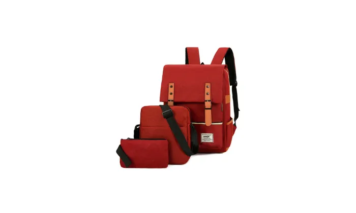 3-Piece Large Capacity Computer Backpack
