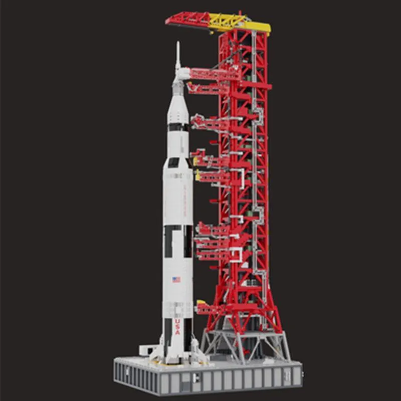 3216PCS king 6693 Apollo Saturn V Launch Umbilical Tower 031003