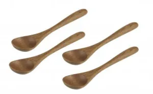 ACACIA DIP SPOON SET OF 4