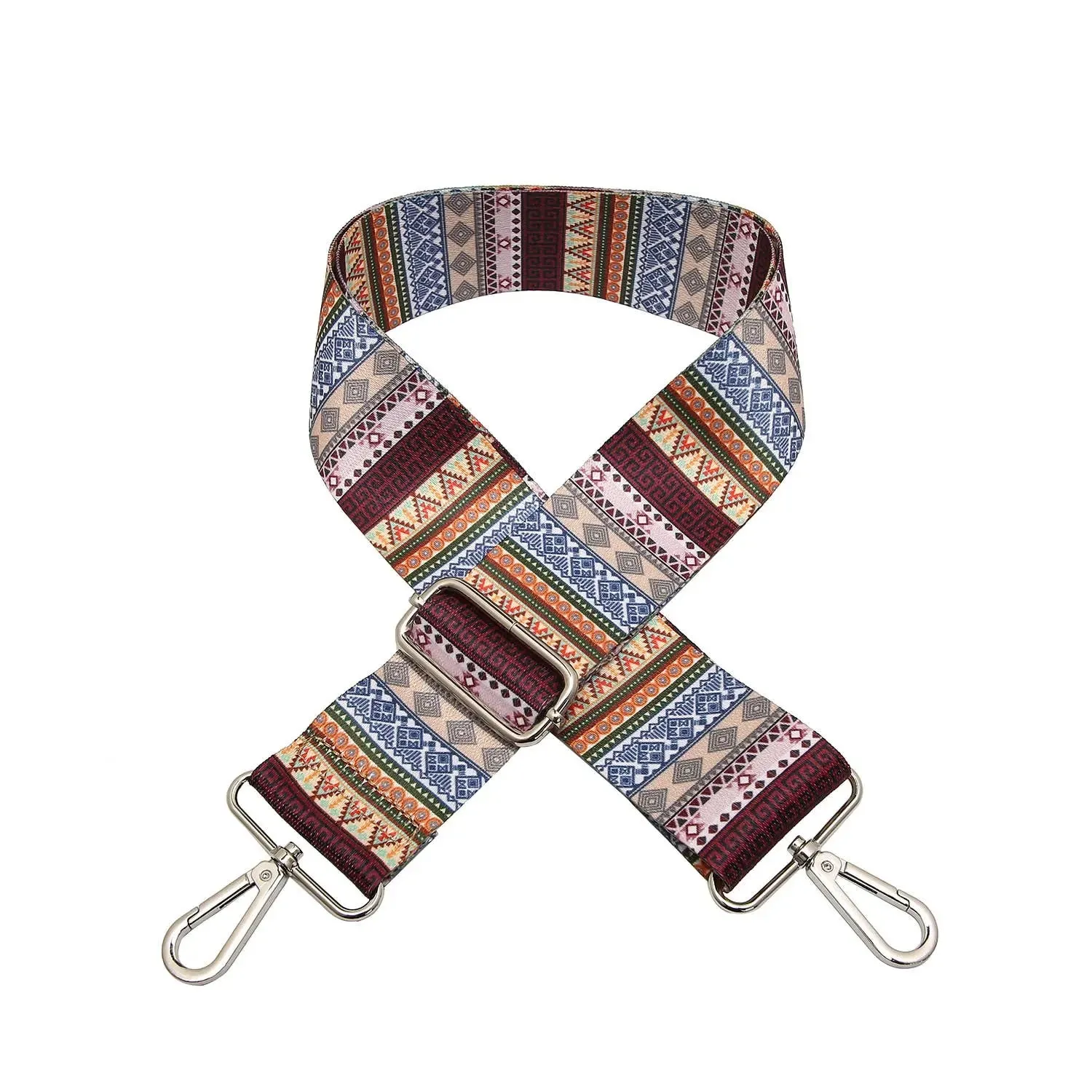 Adjustable Guitar Strap - Aztec-Multi-2