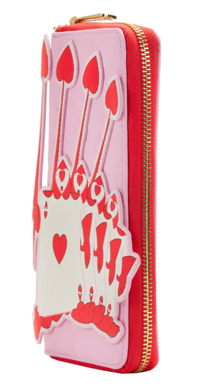 Alice in Wonderland - Ace of Hearts Loungefly Zip Wallet