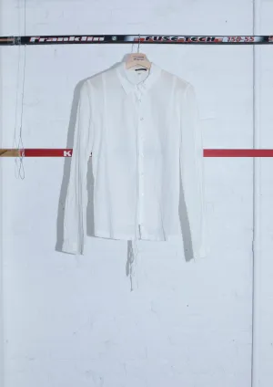 ANN DEMEULEMEESTER Pleated Cut Adjustable Waist Shirt