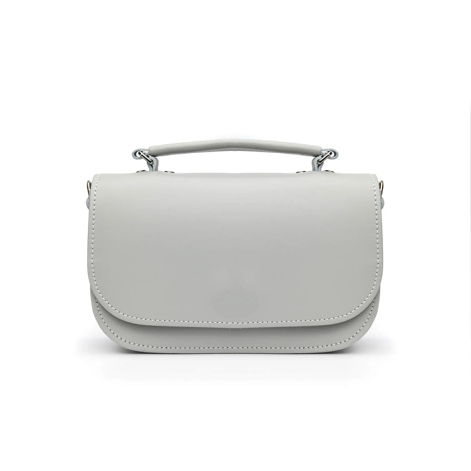 Aura Handmade Leather Bag - Ghost