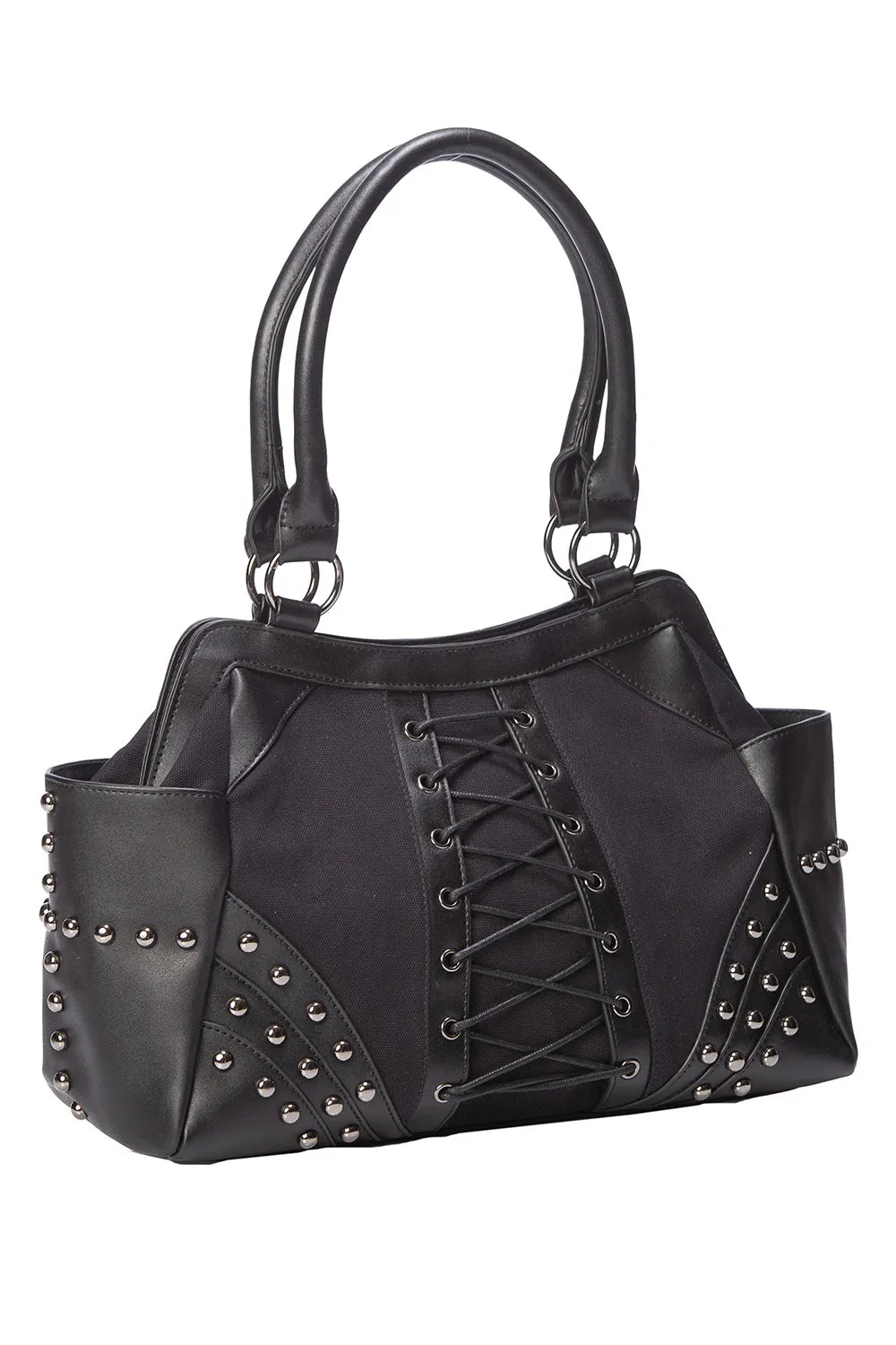 Banned Alternative Black Annabel Lee Trapeze Bag