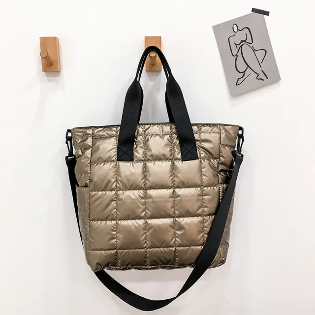 Bellini Women's Quilted Handbag With Short Handle