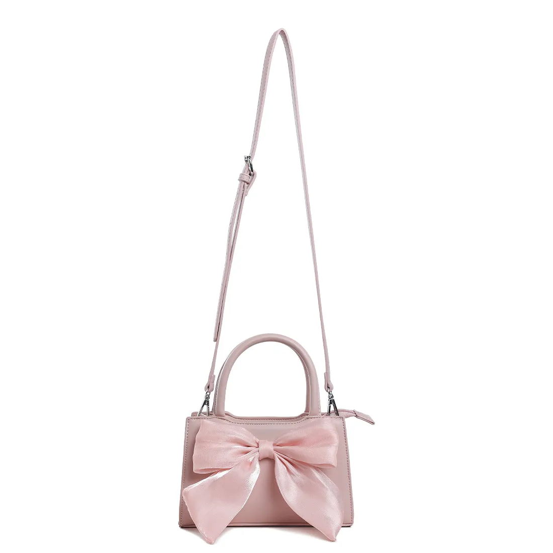 Big Bow Detail Mini Handbag