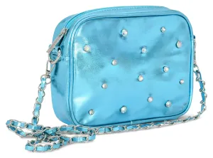 Blue Candy Gem Crossbody