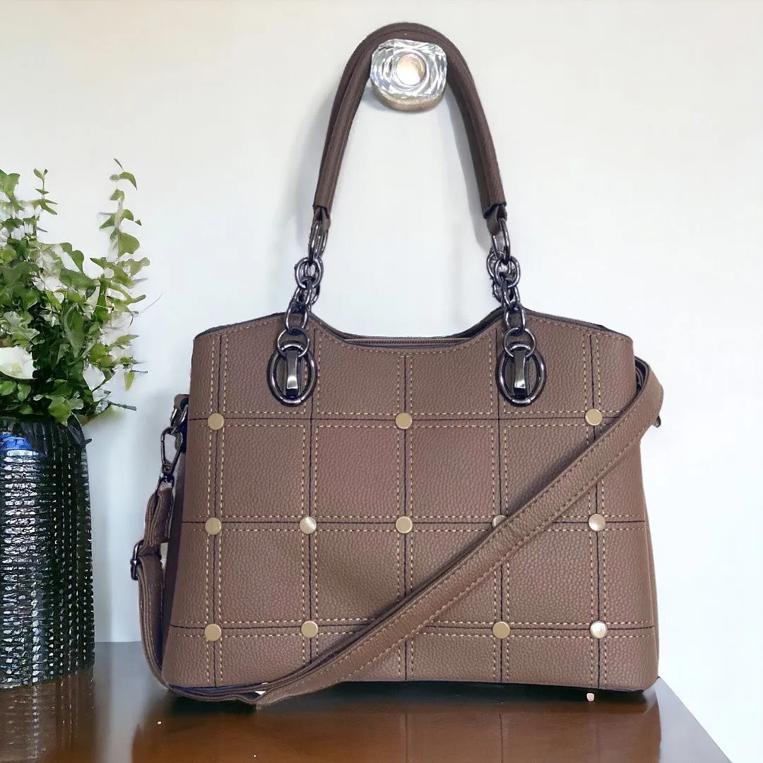 bobby Calfskin Satchel violet