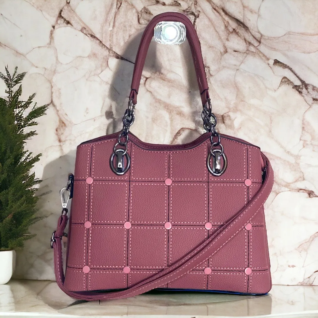 bobby Calfskin Satchel violet