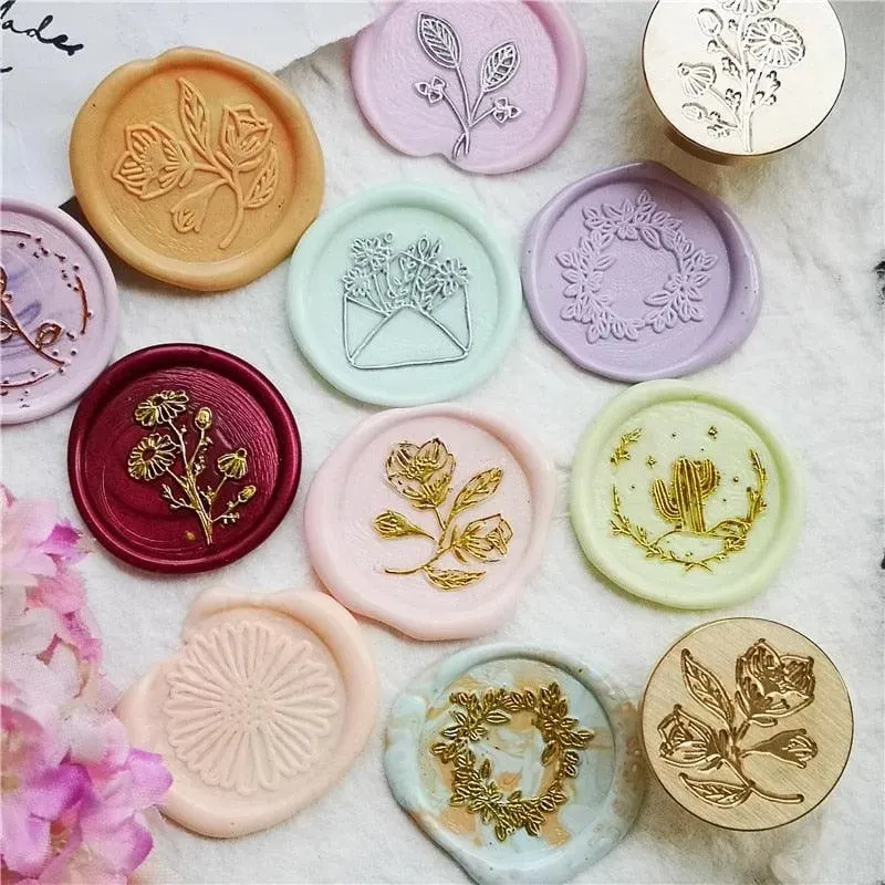Botanical Wax Seal Head