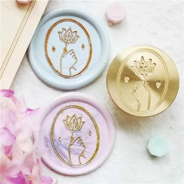 Botanical Wax Seal Head