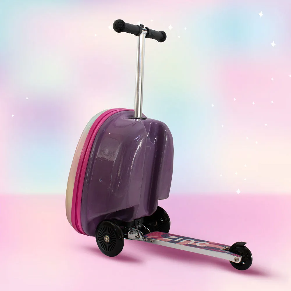 BUY 1 GET 1 FREE! Zinc Flyte Luna the Unicorn Scooter Suitcase