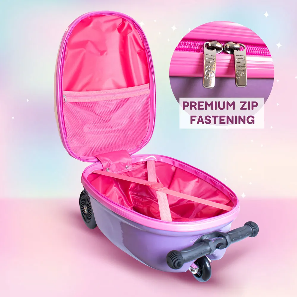 BUY 1 GET 1 FREE! Zinc Flyte Luna the Unicorn Scooter Suitcase