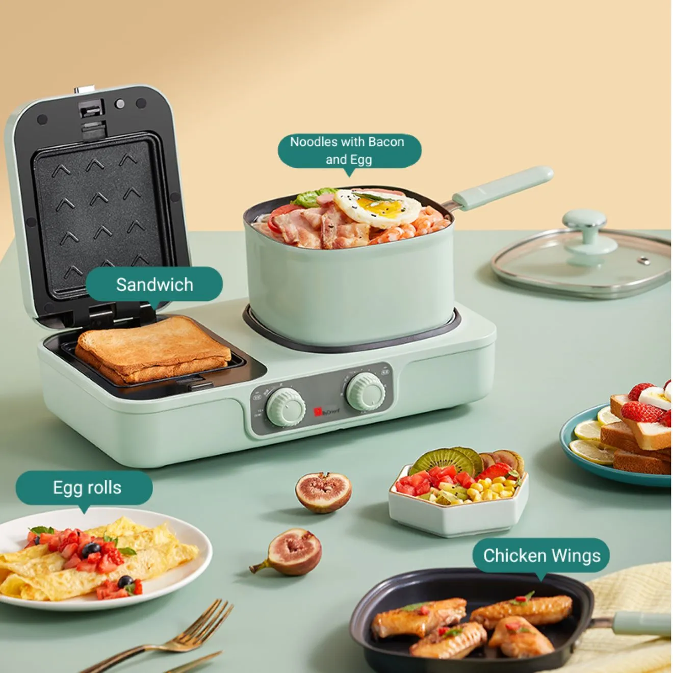 ByOrient All In One Multi-Functional Breakfast Maker