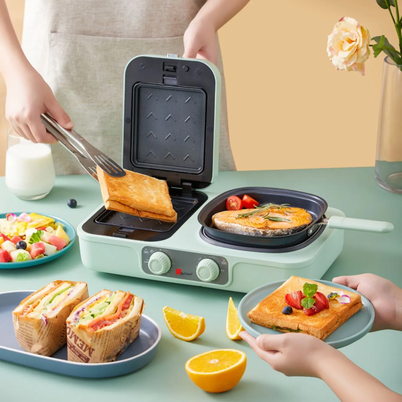 ByOrient All In One Multi-Functional Breakfast Maker
