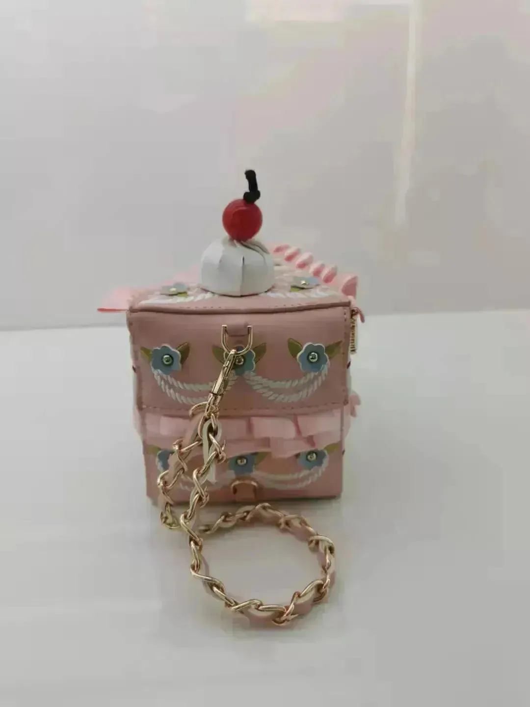Cake Shaped Girl Handbag One Shoulder Diagonal Bag