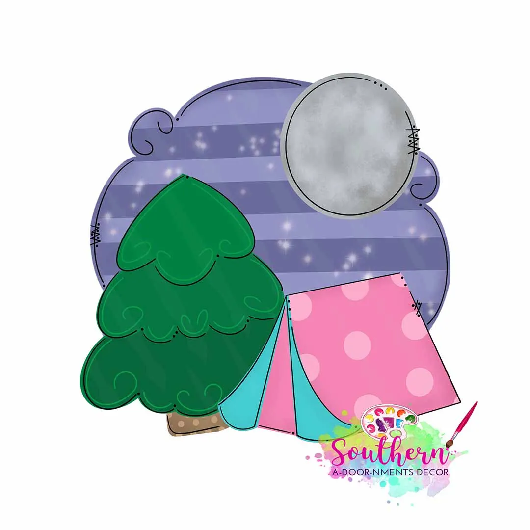 Camping Wooden BLANK
