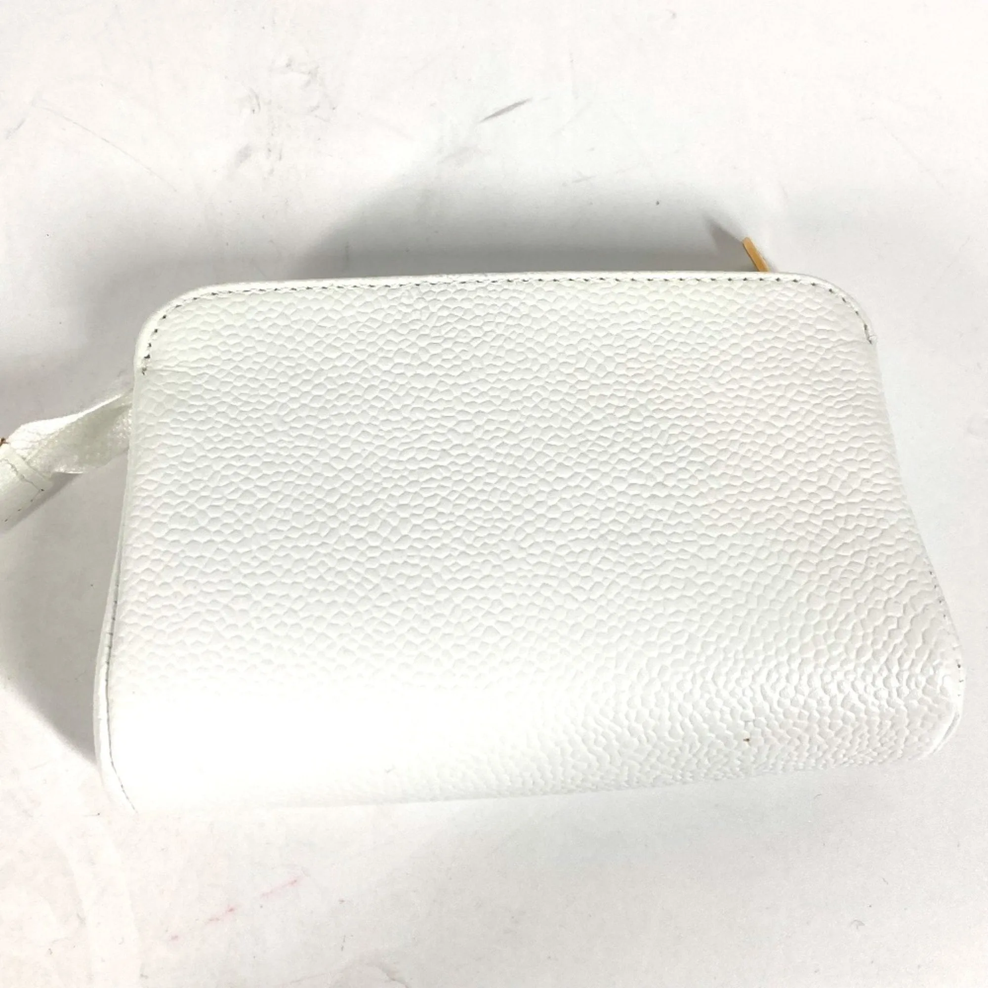 Chanel Cigarette Case Makeup pouch Cosmetics Pouch Pouch White