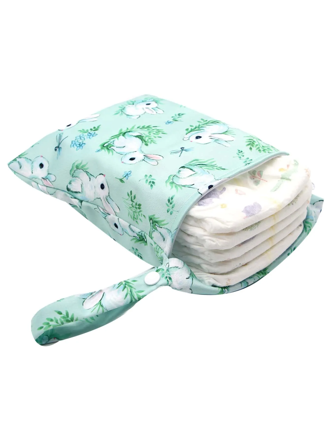 Chevron Pattern Diaper Storage Bag