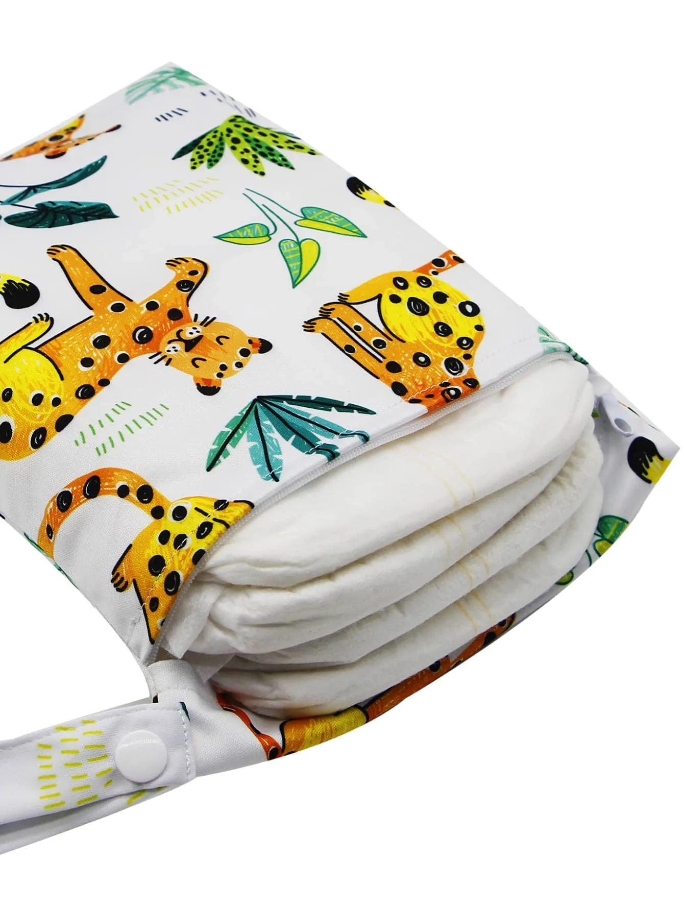 Chevron Pattern Diaper Storage Bag