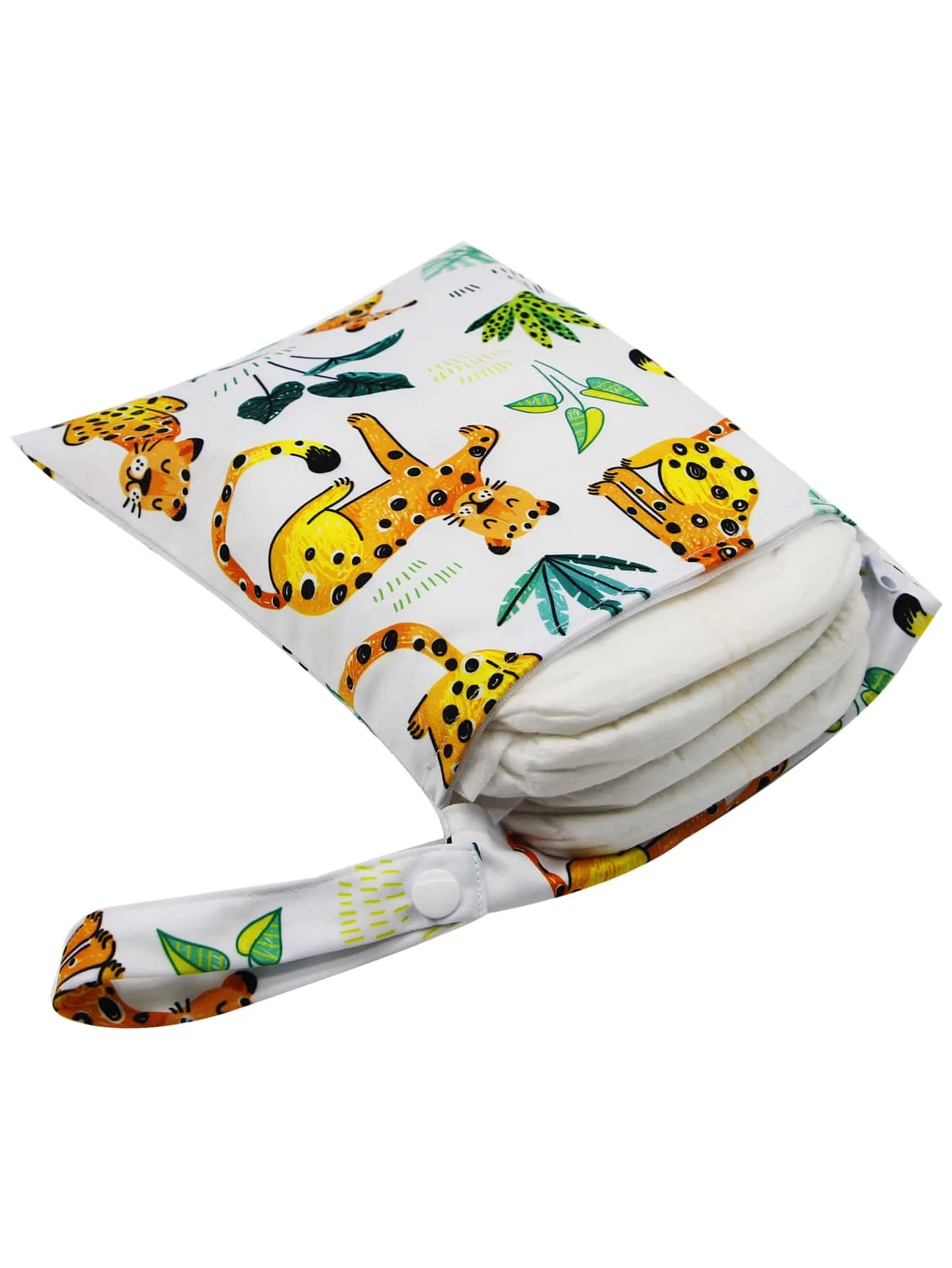 Chevron Pattern Diaper Storage Bag