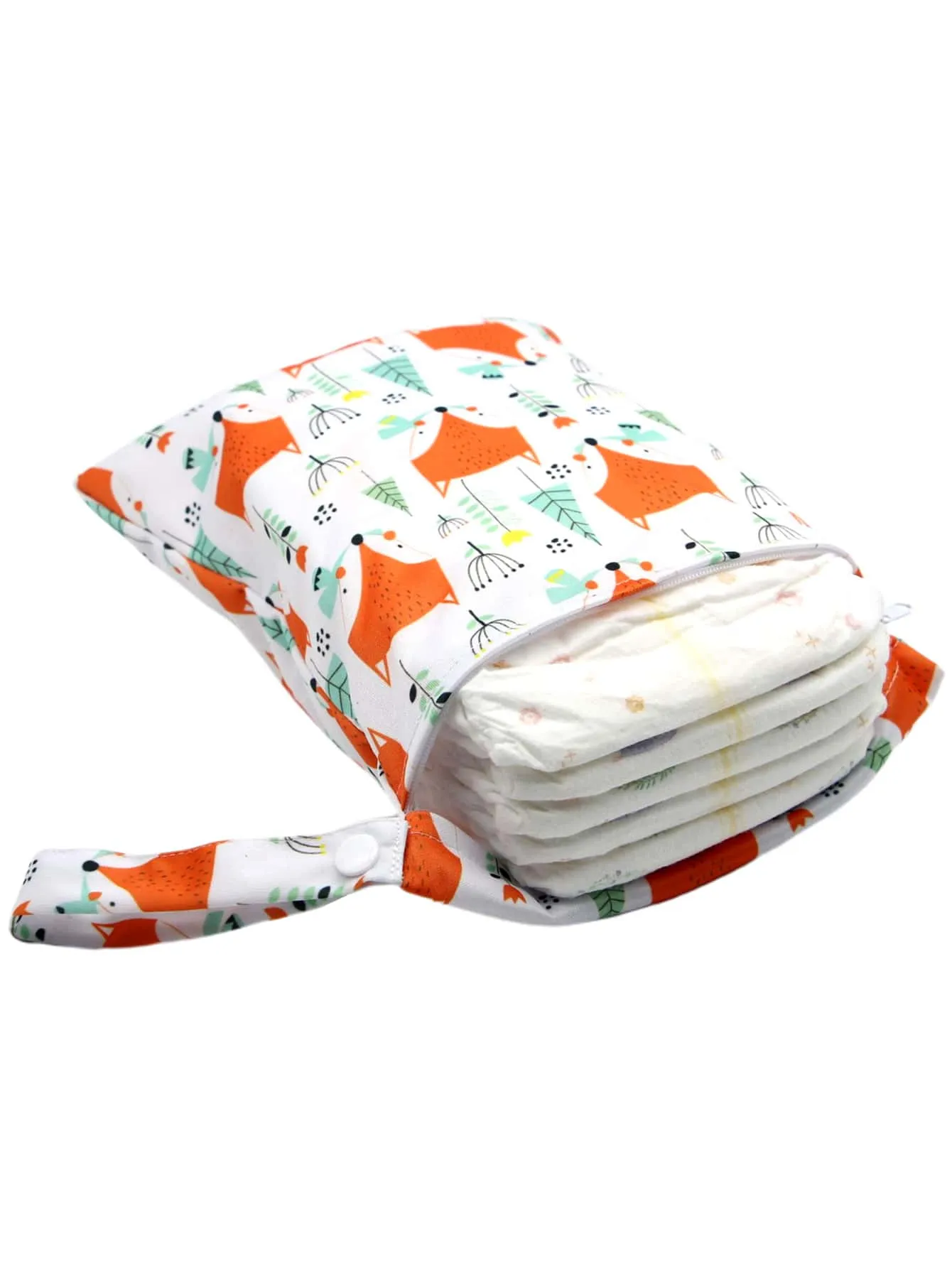 Chevron Pattern Diaper Storage Bag