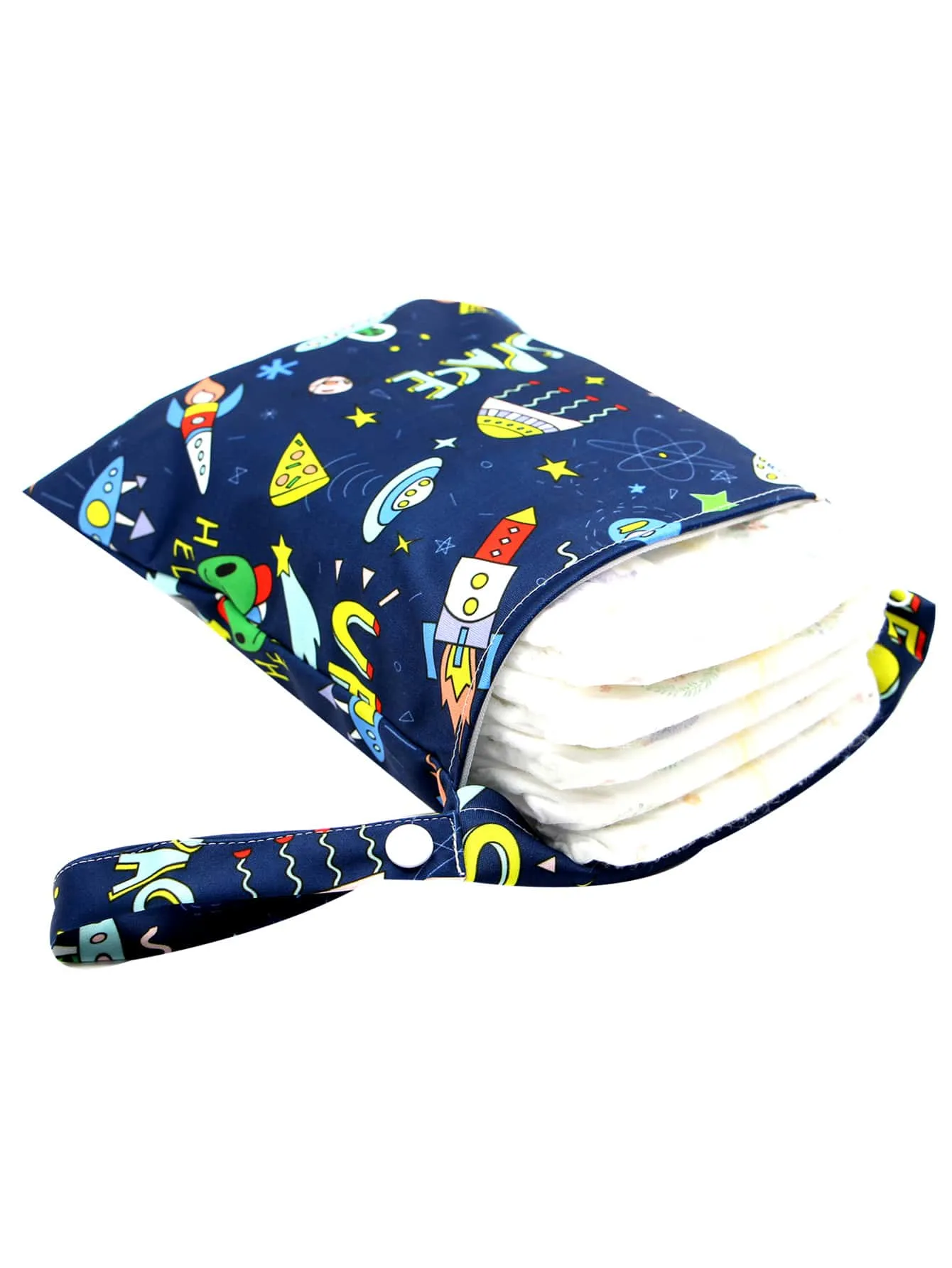 Chevron Pattern Diaper Storage Bag