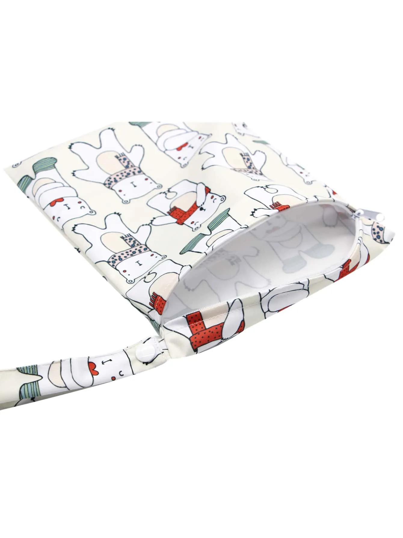 Chevron Pattern Diaper Storage Bag