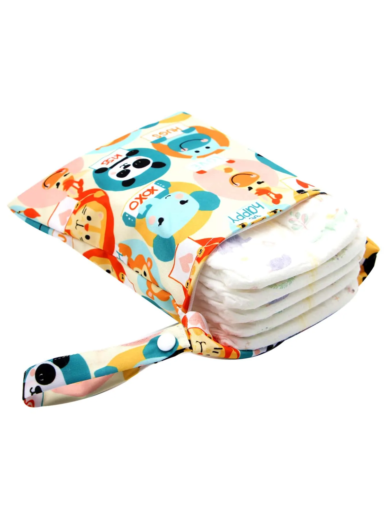 Chevron Pattern Diaper Storage Bag