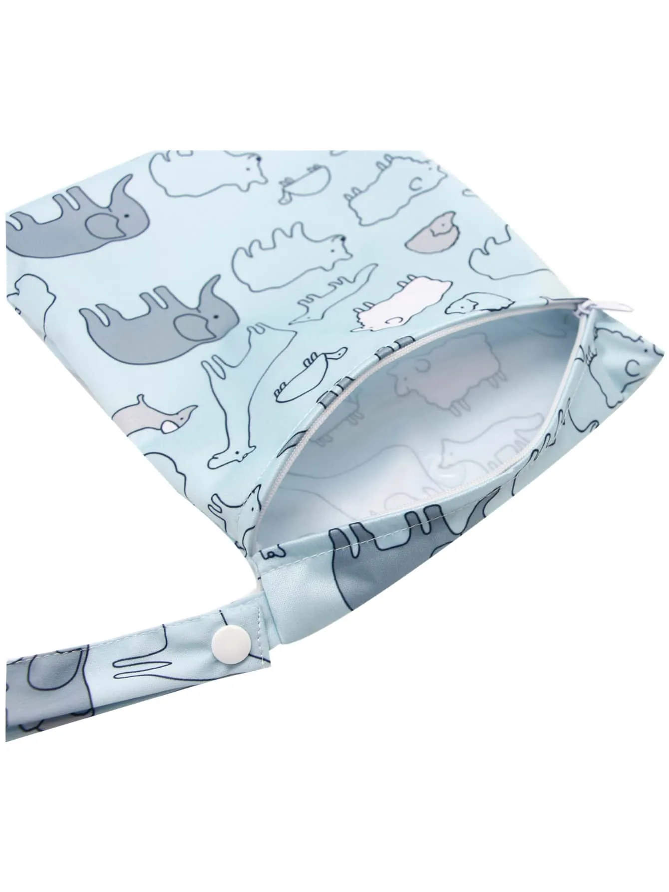 Chevron Pattern Diaper Storage Bag