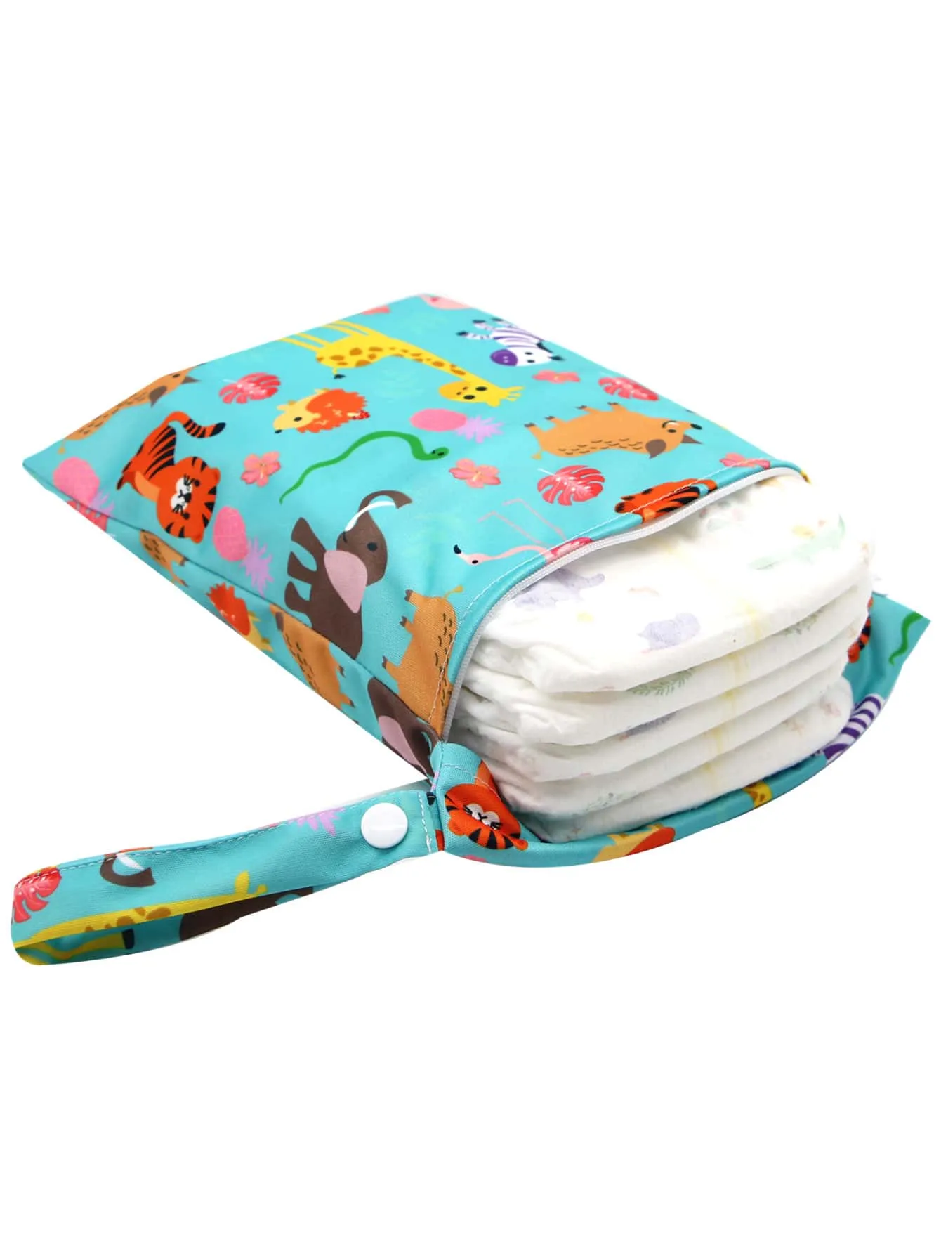 Chevron Pattern Diaper Storage Bag