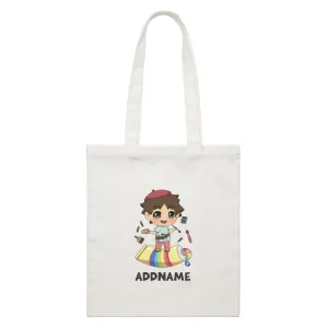 Children's Day Gift Series Artist Little Boy Addname  Canvas Bag