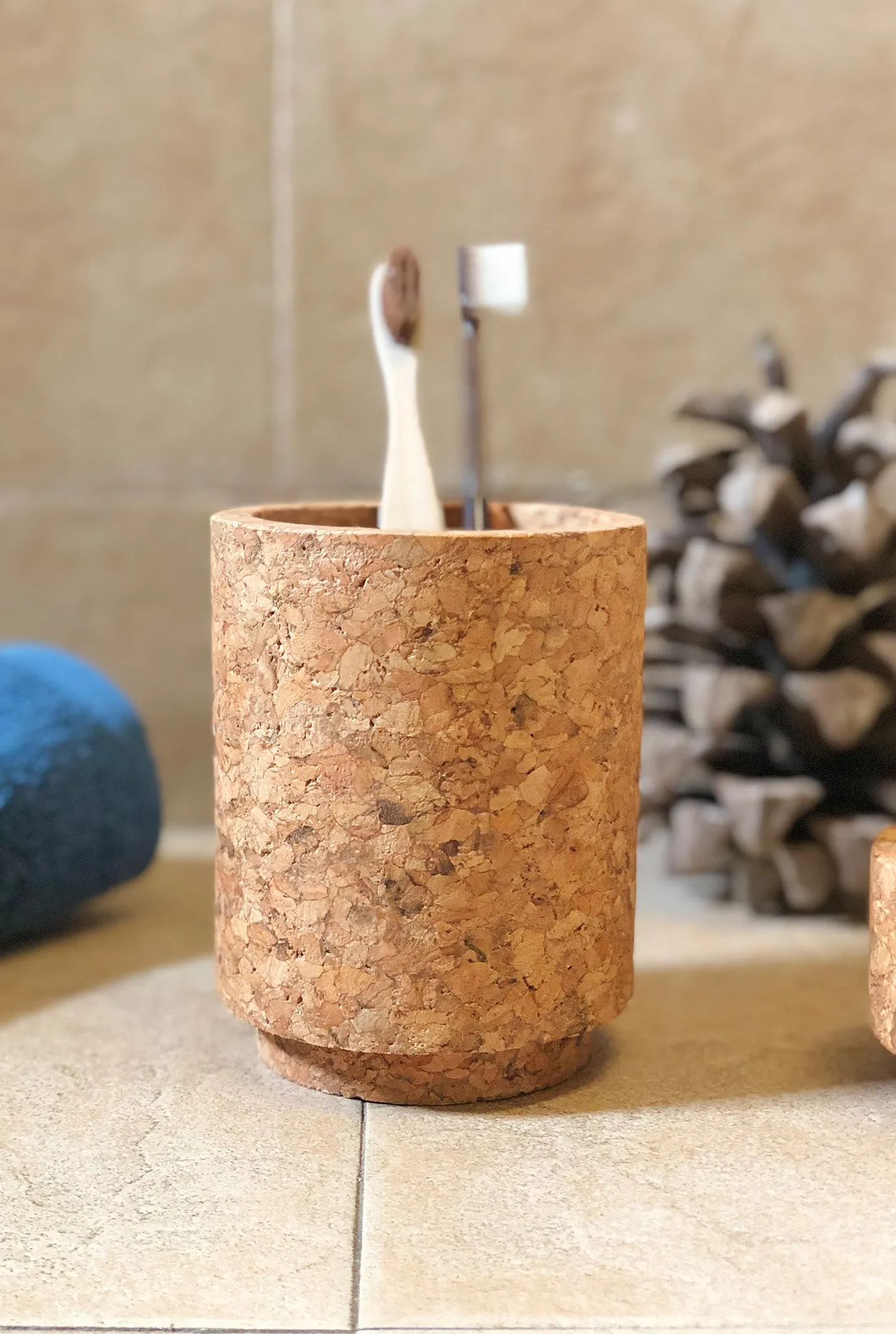 CORK CONTAINERS (SET OF 4)