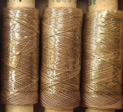 Cotton Thread 12 spools x 50yds Vintage Italian MONA LISA Box LOTS of Shades
