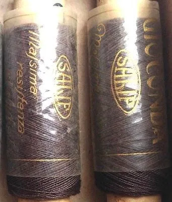 Cotton Thread 12 spools x 50yds Vintage Italian MONA LISA Box LOTS of Shades