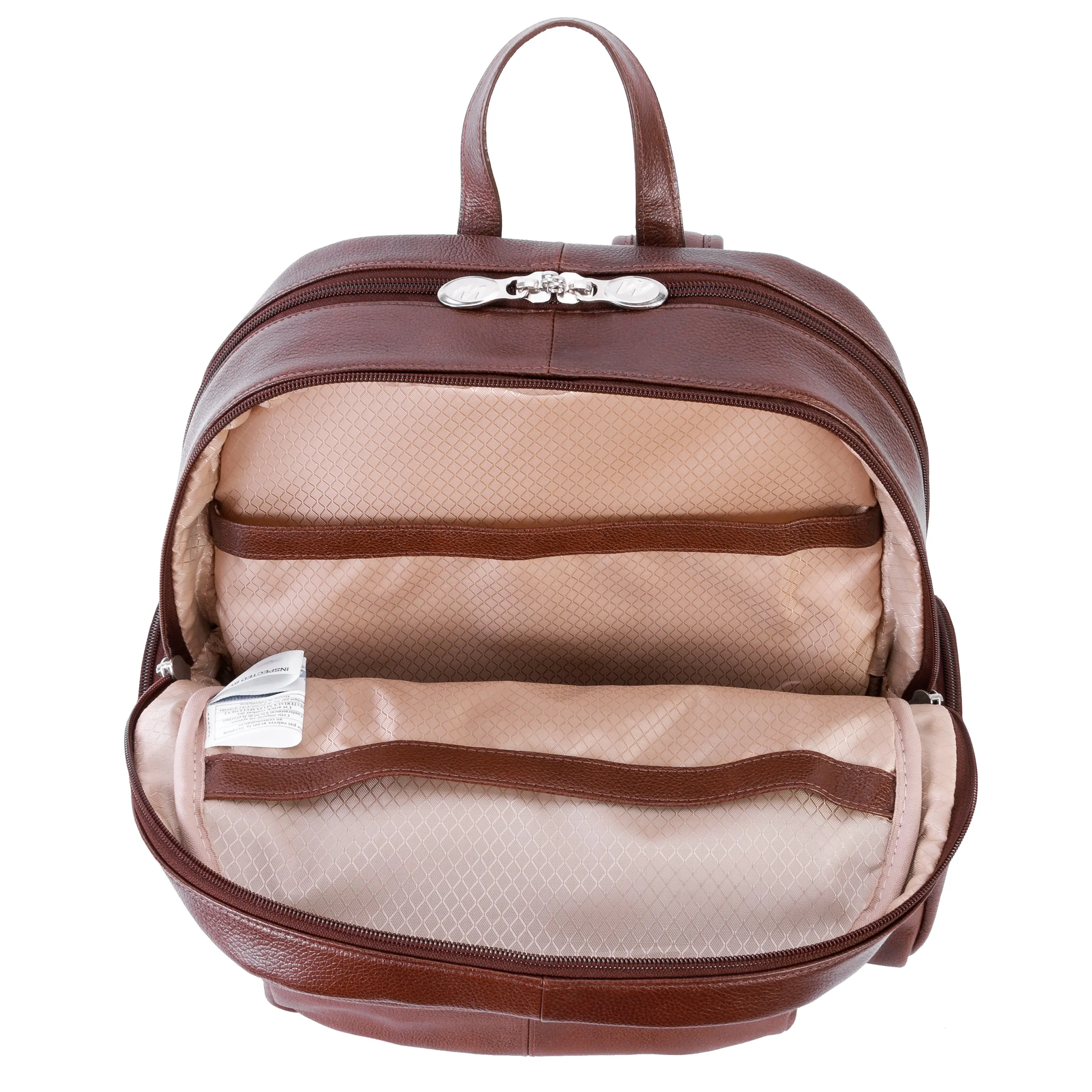 CUMBERLAND | 15” Leather Dual-Compartment Laptop Backpack