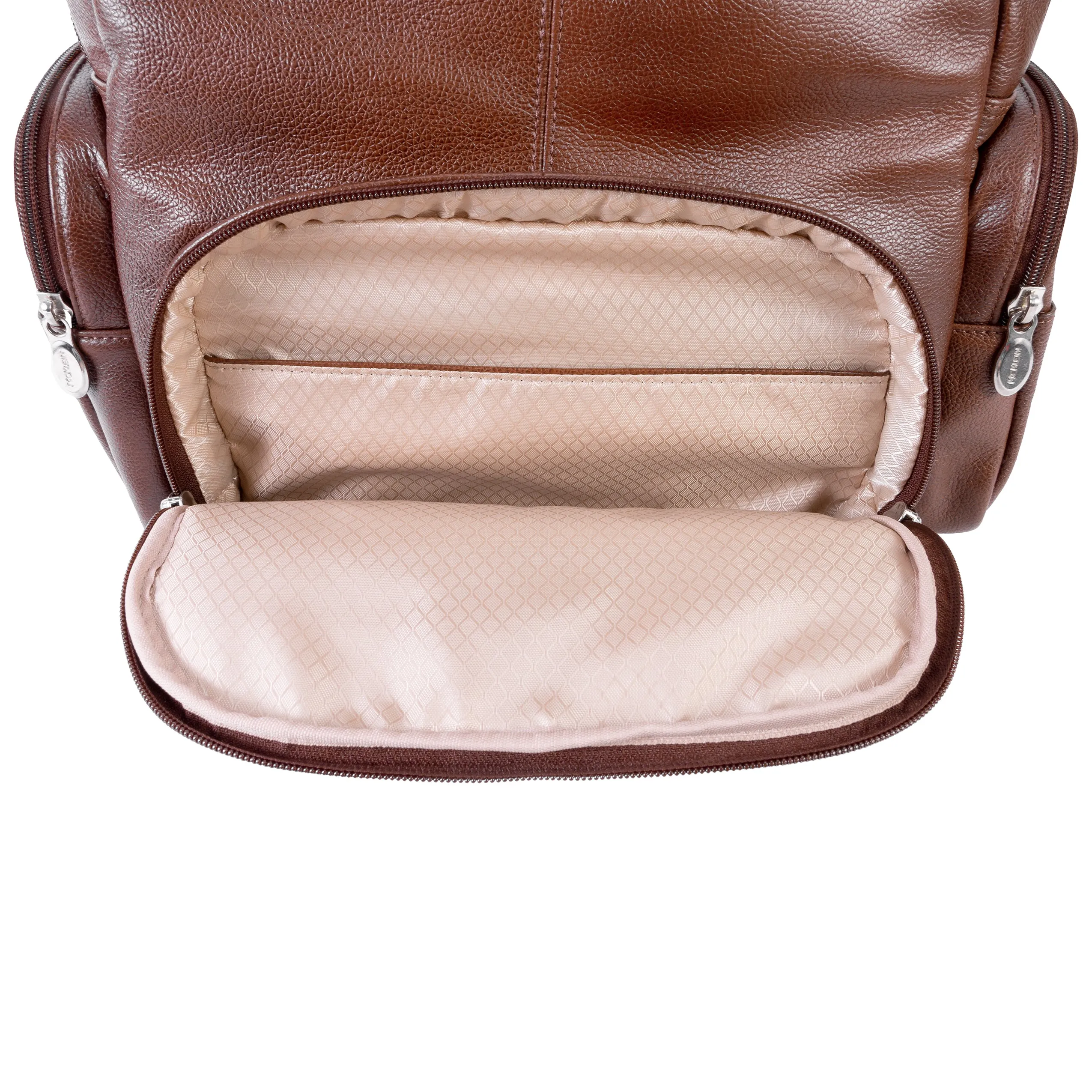 CUMBERLAND | 15” Leather Dual-Compartment Laptop Backpack