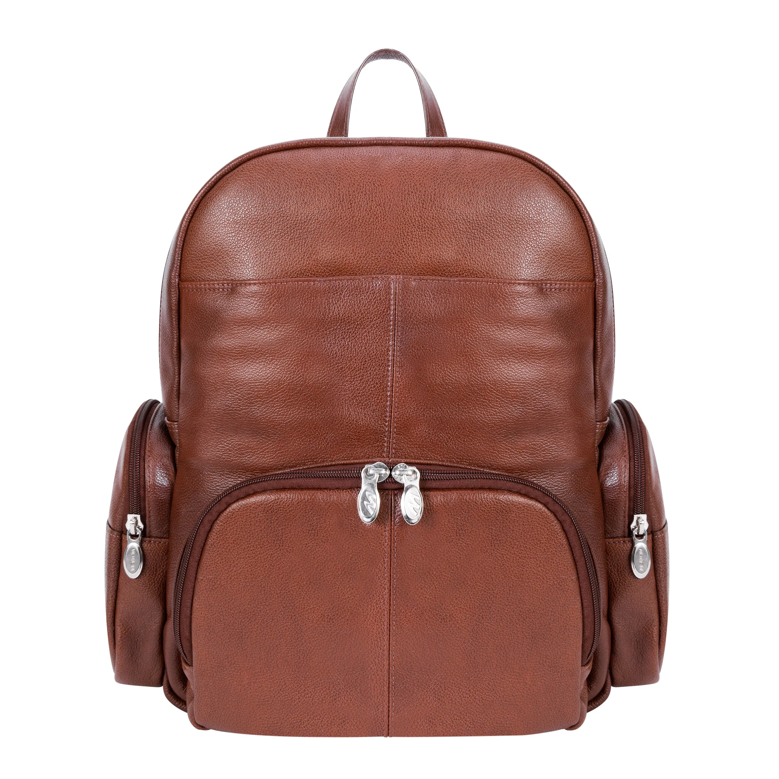 CUMBERLAND | 15” Leather Dual-Compartment Laptop Backpack