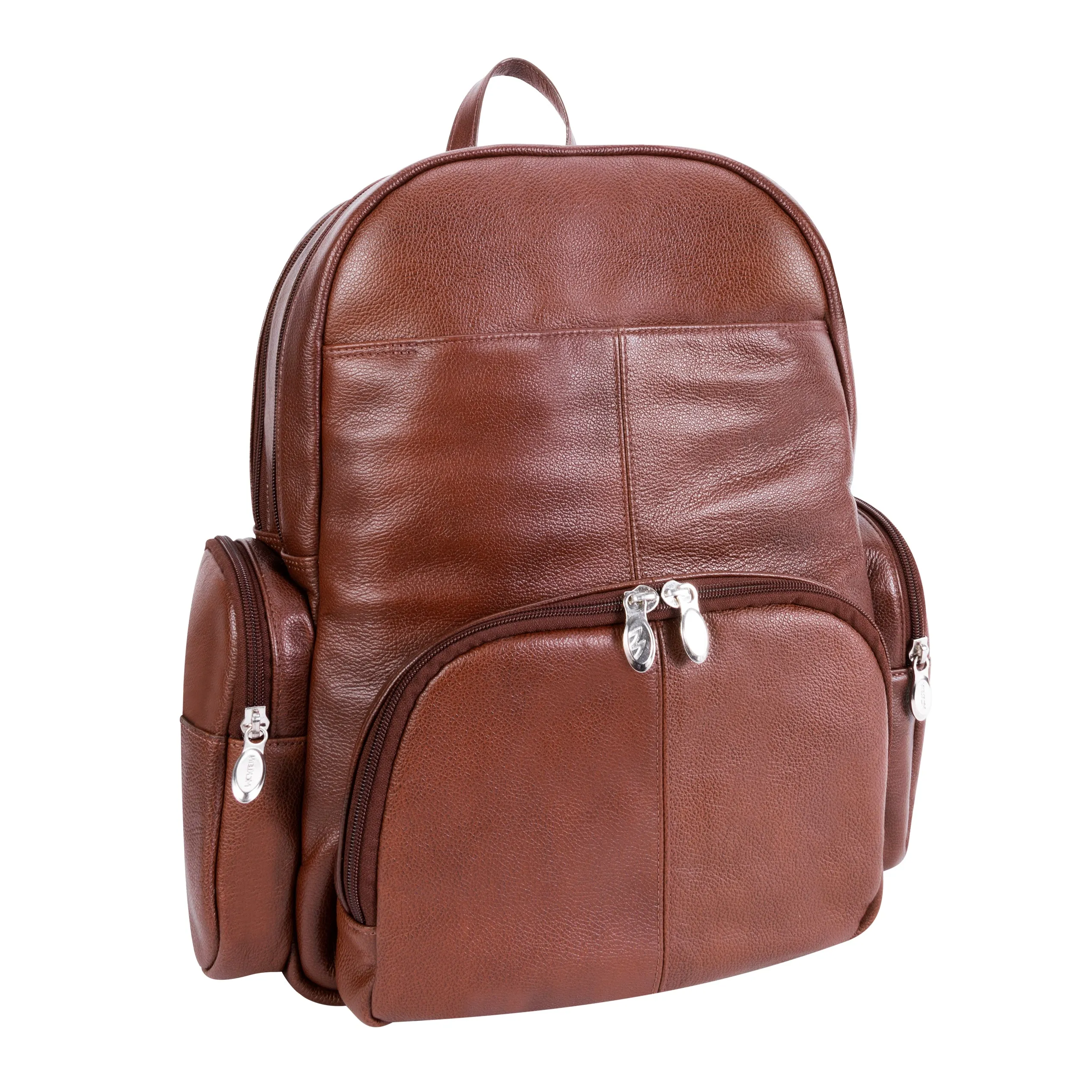 CUMBERLAND | 15” Leather Dual-Compartment Laptop Backpack
