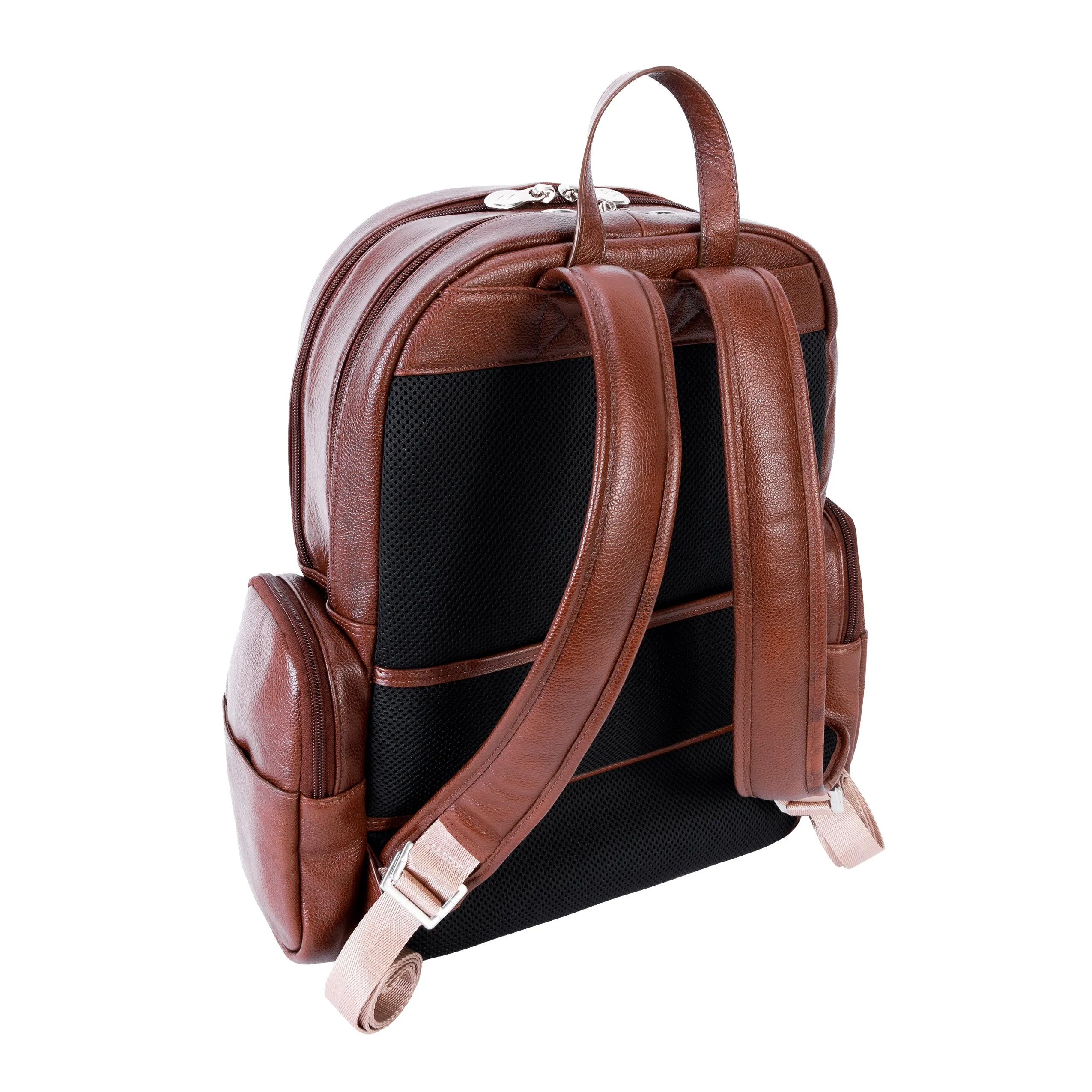 CUMBERLAND | 15” Leather Dual-Compartment Laptop Backpack