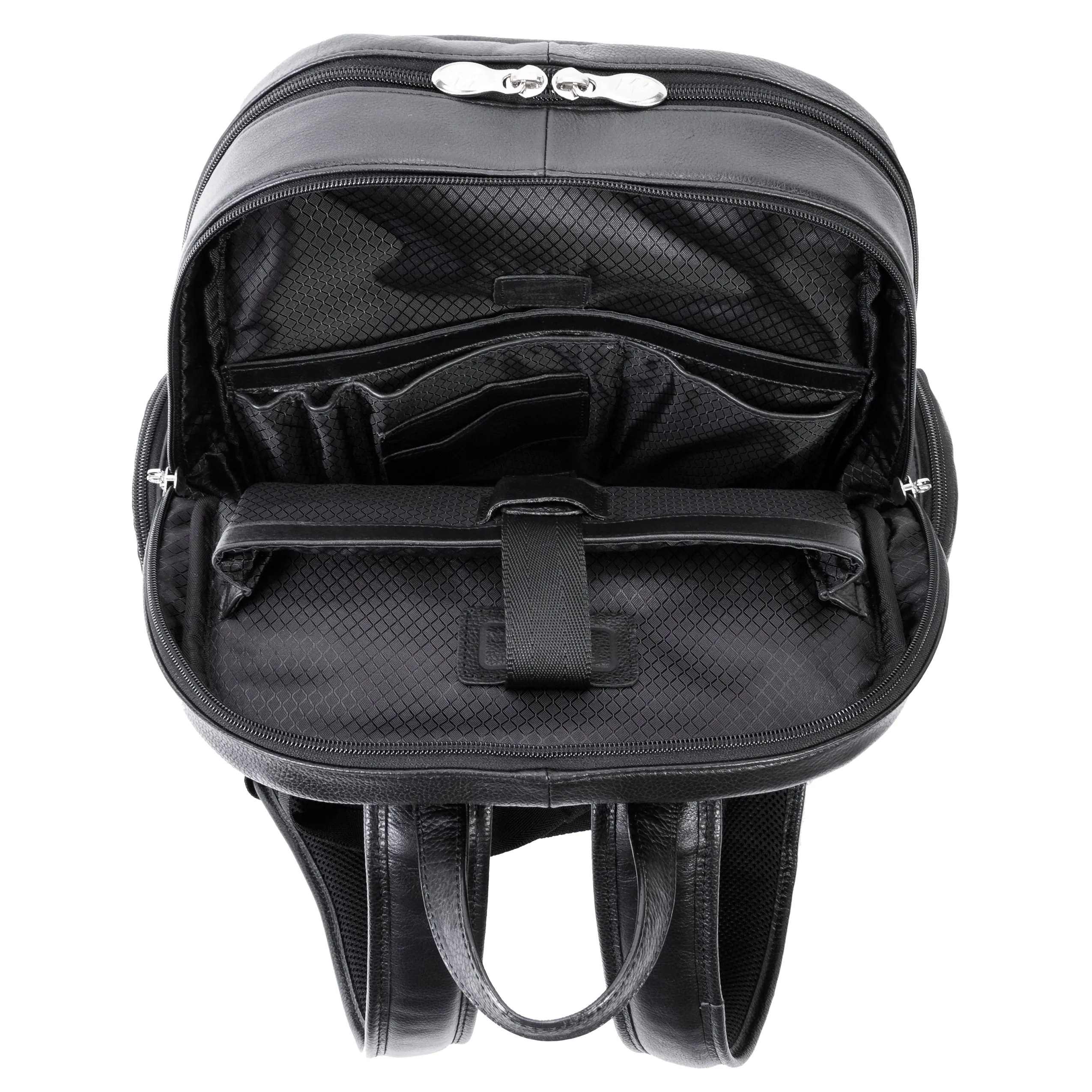 CUMBERLAND | 15” Leather Dual-Compartment Laptop Backpack