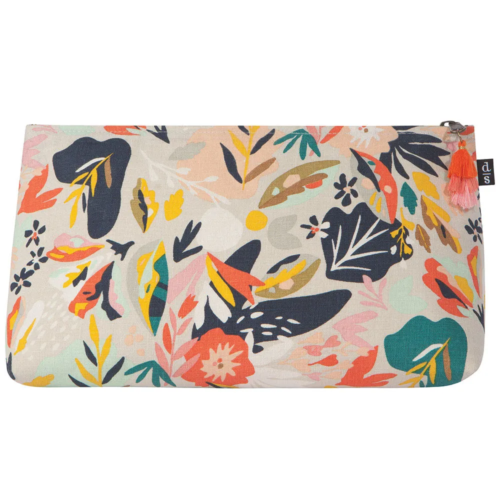 Danica Cosmetic and Toiletry Bag Linen Large Superbloom