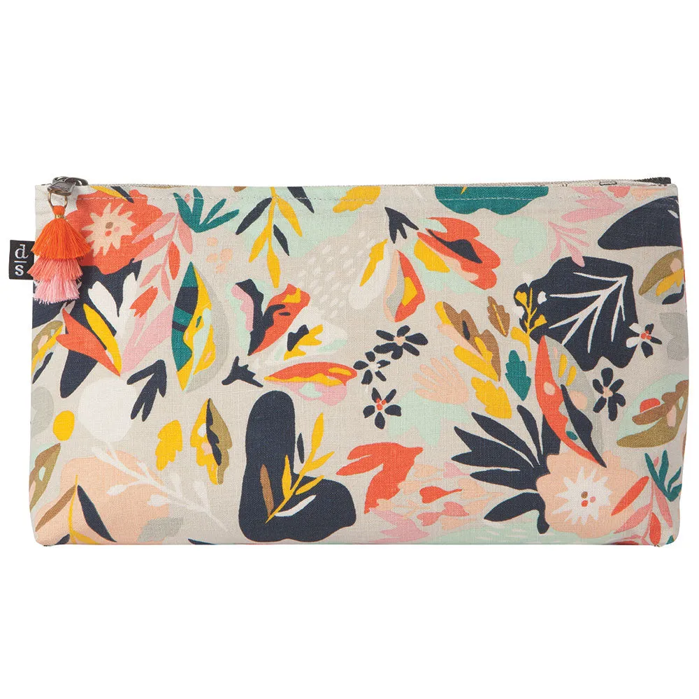 Danica Cosmetic and Toiletry Bag Linen Large Superbloom