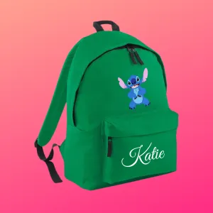 Dark Green School Bag - A4 Size